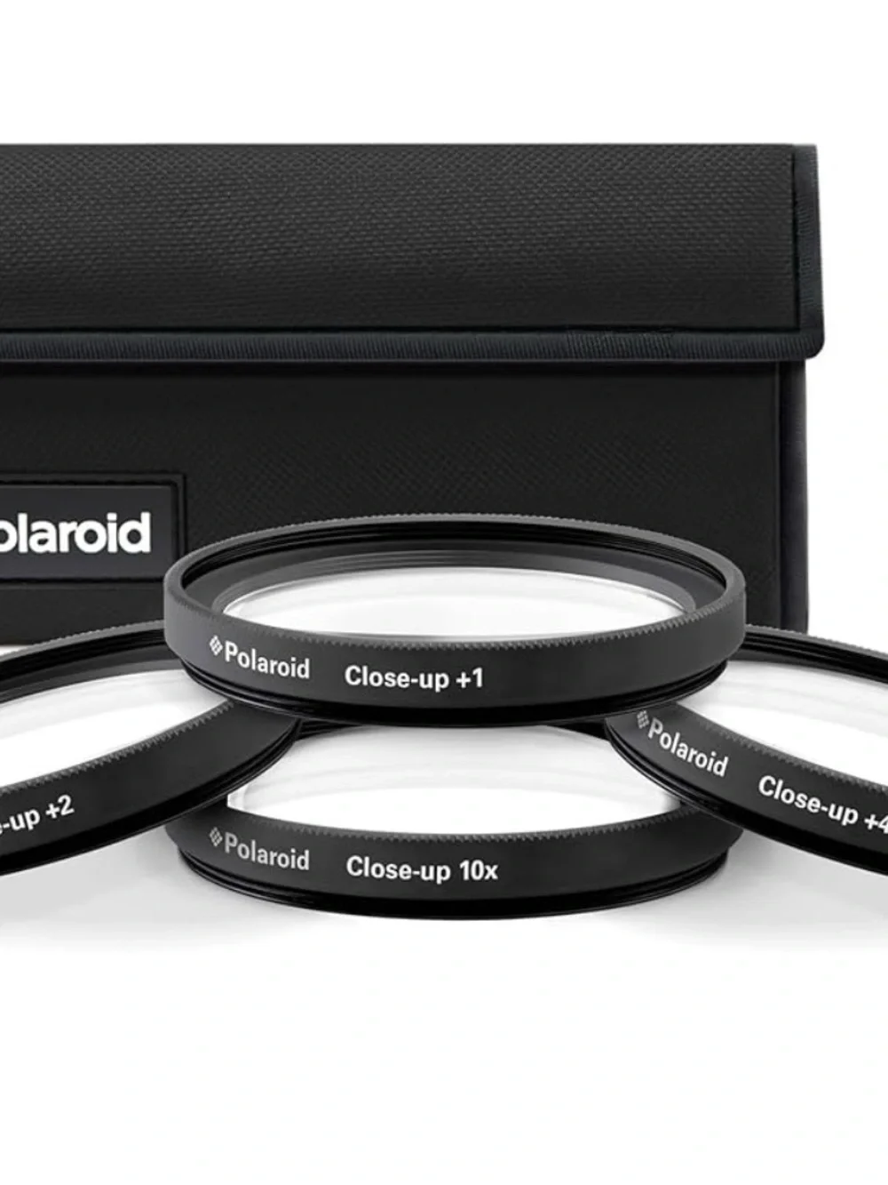Polaroid Macro Lenses, 72 mm, 4-Piece Filter Set. 1+2+4+10 Filter & Bag